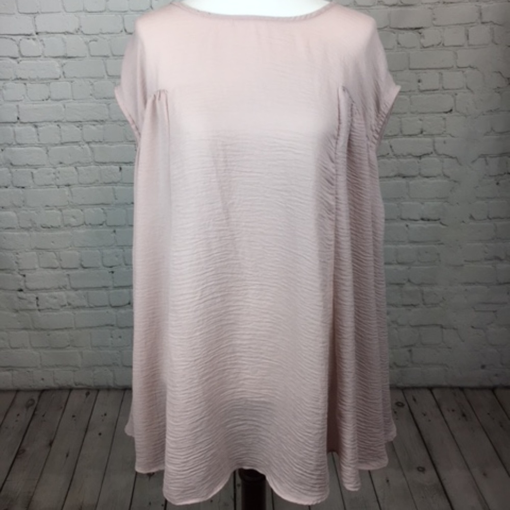 Blush Cap Sleeve Tunic